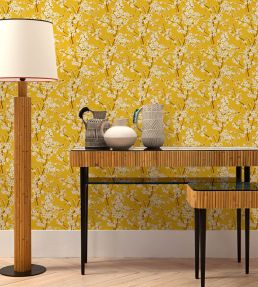 Cherry Blossom Wallpaper by Coordonne Amber