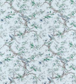 Chintz Fabric by Zoffany Blue Stone