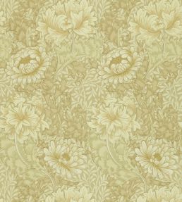 Chrysanthemum Wallpaper by Morris & Co Ivory/Canvas