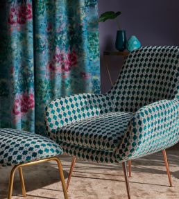 Maui Fabric by Clarke & Clarke Midnight