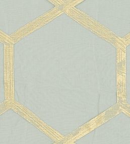 Forma Fabric by Clarke & Clarke Charcoal/Gold
