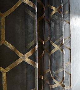Forma Fabric by Clarke & Clarke Charcoal/Silver