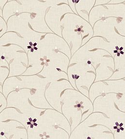 Mellor Fabric by Clarke & Clarke Heather