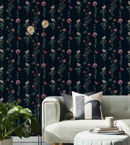 Climbing Flowers Wallpaper by Coordonne Marine