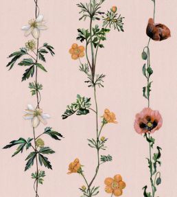 Climbing Flowers Wallpaper by Coordonne Pink