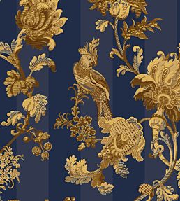 Zerzura Wallpaper in Royal Blue/Gold by Cole & Son | Jane