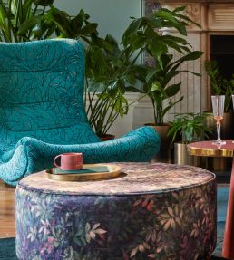 Congo Fabric by Clarke & Clarke Noir