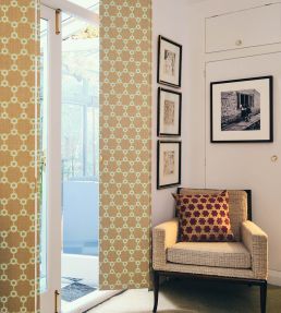 Cordoba Fabric by Vanderhurd Tobacco/Moonstone