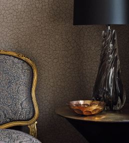 Cracked Earth Wallpaper by Zoffany Cinder