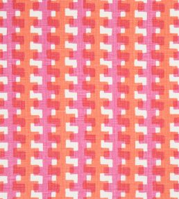 Cremaillere Fabric by Christopher Farr Cloth Hot Pink