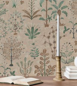 Cynthia Wallpaper by Josephine Munsey Plaster Pink