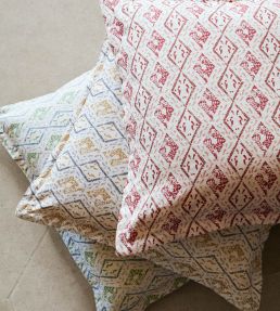 Dacca Fabric by James Hare Red/Pink