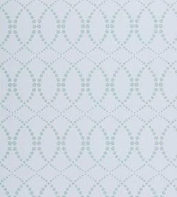 Daisy Chain Wallpaper by Vanderhurd Aquamarine