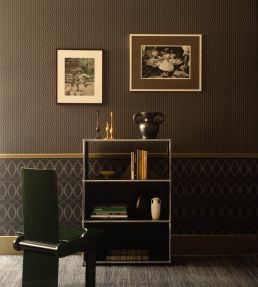 Daisy Chain Wallpaper by Vanderhurd Indigo