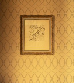 Daisy Chain Wallpaper by Vanderhurd Indigo