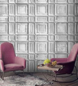 Delancey Wallpaper by Woodchip & Magnolia Grey