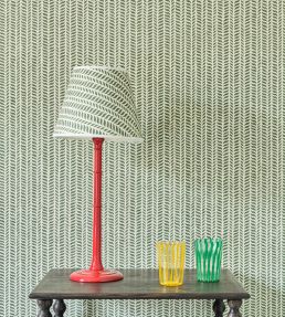 Delphine Wallpaper by Vanderhurd Coral Oscuro