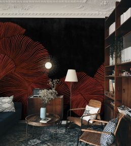 Diving Moment Mural by Coordonne Red