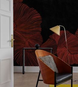 Diving Moment Mural by Coordonne Red