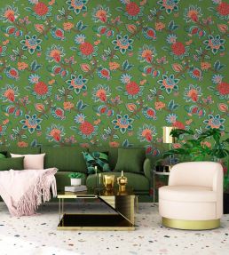 Doris Jacobean Wallpaper by Woodchip & Magnolia Fern