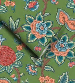 Doris Jacobean Wallpaper by Woodchip & Magnolia Fern