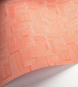 Dots Wallpaper by MissPrint Tropical Peach