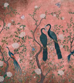 Edo Mural by Coordonne Pink