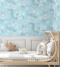 Elephant Breaststroke Wallpaper by Brand McKenzie Ocean