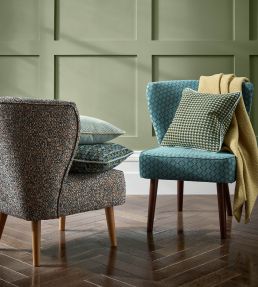 Equator Fabric by Clarke & Clarke Teal