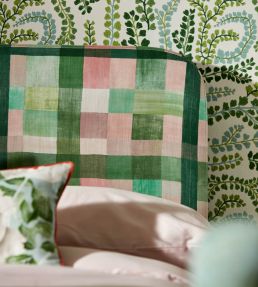 Ertha Fabric by Harlequin Positano / Clover / Fig Leaf