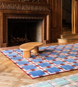Layered Evelina Kroon Wool rug Berry Rain EKBR140200 Berry Rain
