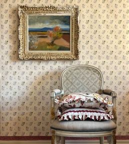 Eversley Fabric by Parker & Jules Cinnamon Tabacco