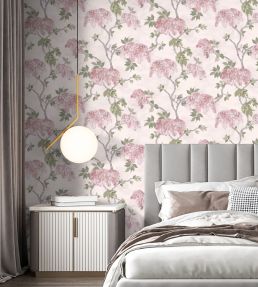 Feather Palm Wallpaper by Brand McKenzie Rose
