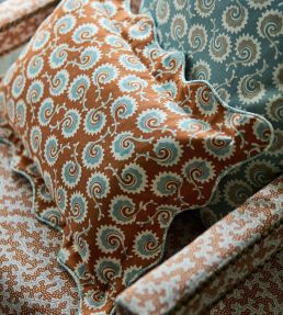 Fern Frond Fabric by Sanderson Rowanberry