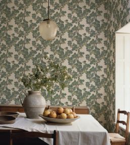Field Maple Wallpaper by Coordonne Mint
