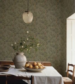 Field Maple Wallpaper by Coordonne Sage