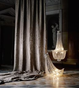 Fitzrovia Fabric by Zoffany Grey Pearl