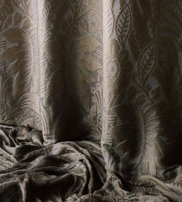 Fitzrovia Fabric by Zoffany Grey Pearl