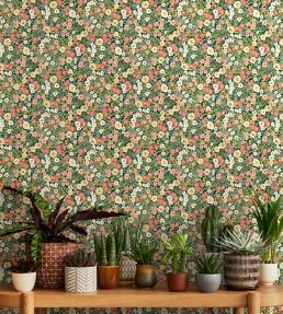 Flora Ditsy Wallpaper by Ohpopsi Juniper & Ginger