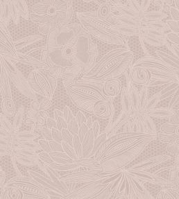Floral Lace Wallpaper by Eijffinger Pink