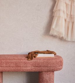 Floral Lace Wallpaper by Eijffinger Pink