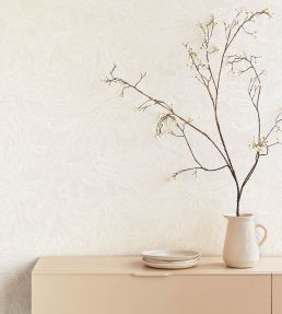 Floral Lace Wallpaper by Eijffinger Black/Grey