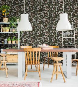 Floral Tapestry Wallpaper by Coordonne Pink