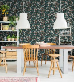 Floral Tapestry Wallpaper by Coordonne Sea