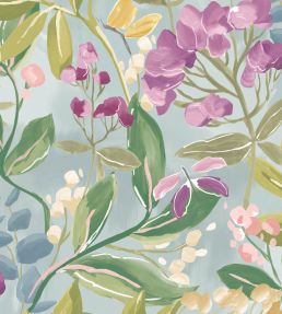 Florence Wallpaper by Ohpopsi Petrol & Amethyst