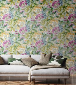 Florence Wallpaper by Ohpopsi Petrol & Amethyst