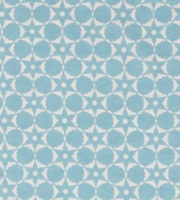 Flower Cut Out Fabric by Vanderhurd Powder Blue/Moonstone