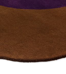 Orla Kiely Flower Spot rug Chestnut/Violet 158401150001 Chestnut/Violet
