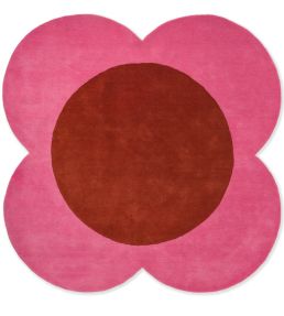 Orla Kiely Flower Spot rug Pink/Red 158400150001 Pink/Red