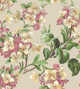 Flowery Wallpaper by Coordonne Beige